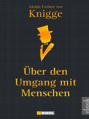cover image of Über den Umgang mit Menschen